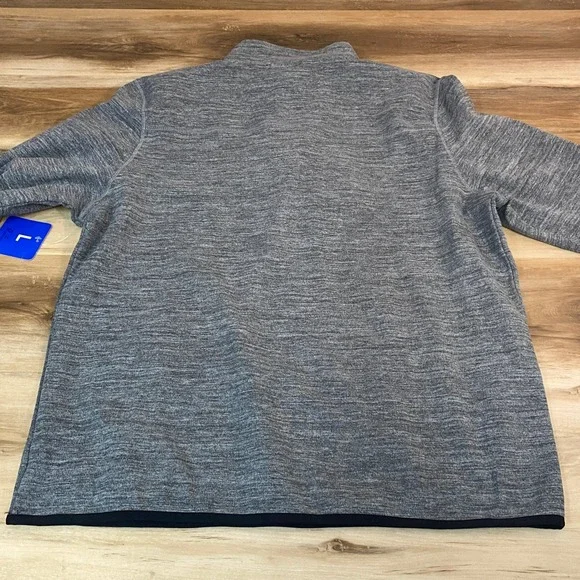 Avalanche Outdoor Supply Mens Quarter Zip Pullover Heather Grey Large NEW - Picture 8 of 8